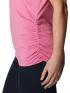 Columbia Leslie Falls Short Sleeve Shirt Női Sport felső 679-Wild Rose