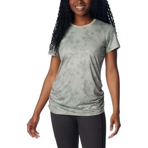 Columbia Leslie Falls Short Sleeve Női Sport felső 348-Safari