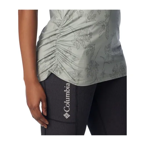 Columbia Leslie Falls Short Sleeve Női Sport felső 348-Safari