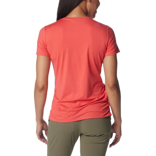 Columbia Leslie Falls Short Sleeve Női Sport felső 608-Juicy