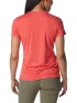 Columbia Leslie Falls Short Sleeve Női Sport felső 608-Juicy