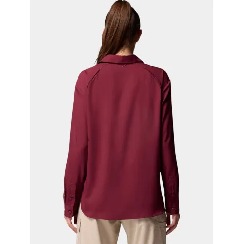 Columbia Silver Ridge Utility Long Sleeve Shirt Női Ing, Blúz 624-Rich Wine