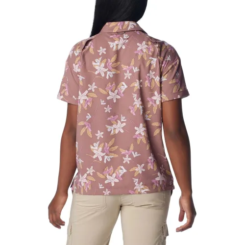 Columbia Silver Ridge Utility Short Sleeve Shirt Női Ing, Blúz 609-Fig
