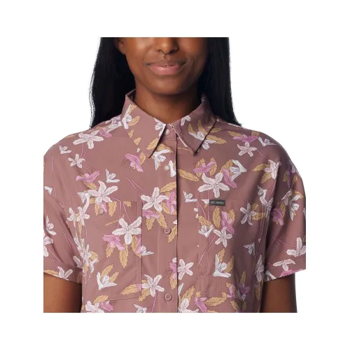 Columbia Silver Ridge Utility Short Sleeve Shirt Női Ing, Blúz 609-Fig
