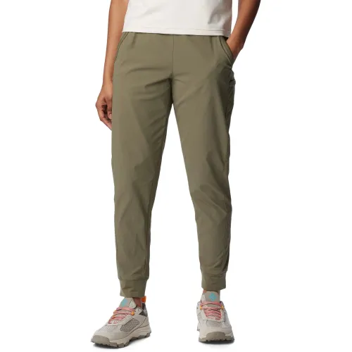 Columbia Leslie Falls Jogger Női Túranadrág, esőnadrág 397-Stone Green