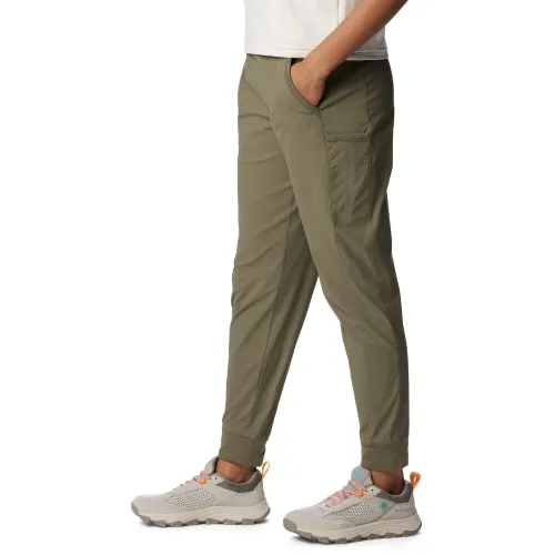 Columbia Leslie Falls Jogger Női Túranadrág, esőnadrág 397-Stone Green