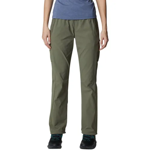 Columbia Leslie Falls Pant Női Túranadrág, esőnadrág 397-Stone Green