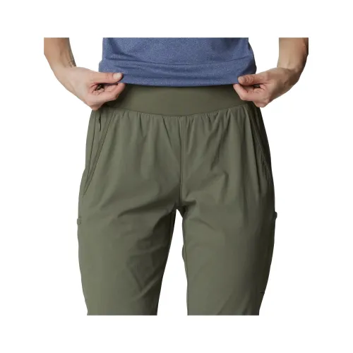 Columbia Leslie Falls Pant Női Túranadrág, esőnadrág 397-Stone Green