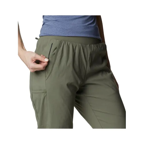 Columbia Leslie Falls Pant Női Túranadrág, esőnadrág 397-Stone Green