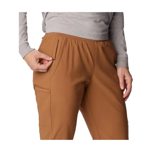 Columbia Leslie Falls Pant Női Túranadrág, esőnadrág 224-Camel Brown