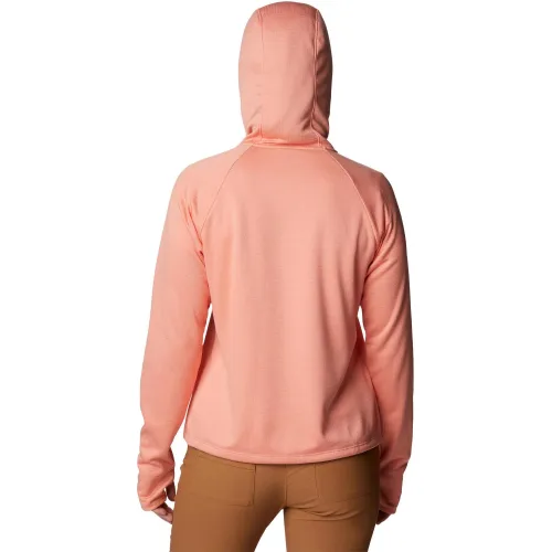 Columbia Boundless Trek Grid Fleece Női Pulóver 828-Summer Peach