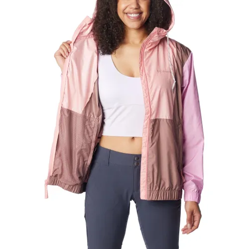 Columbia Lily Basin Jacket Női Utcai Kabát 680-Salmon Rose