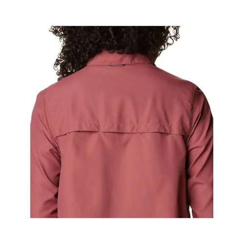 Columbia Silver Ridge 3.0 Long Sleeve Shirt Női Ing, Blúz 679-Beetroot
