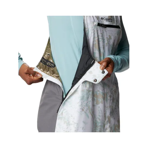 Columbia Highland Summit Bib Női Sínadrág, Snowboard Nadrág 100-White