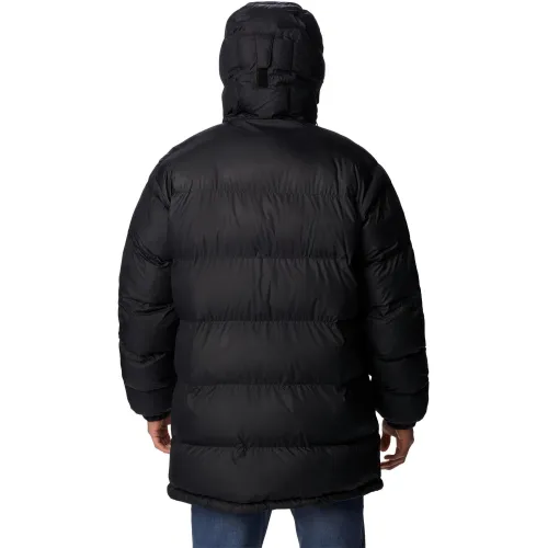 Columbia Pike Lake Parka Férfi Utcai Kabát 010-Black