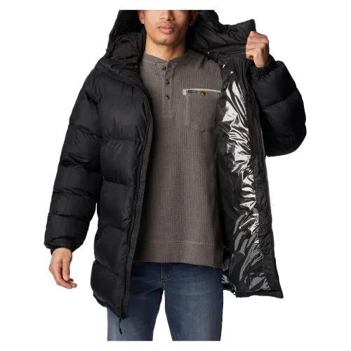 Columbia Pike Lake Parka Férfi Utcai Kabát 010-Black