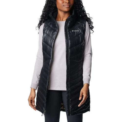 Columbia Joy Peak Long Vest Női Mellény 010-Black