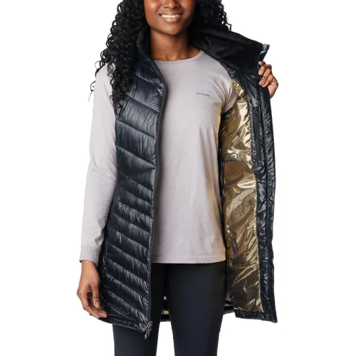 Columbia Joy Peak Long Vest Női Mellény 010-Black