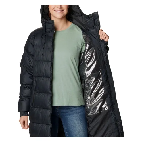 Columbia Pike Lake II Long Jacket Női Utcai Kabát 010-Black