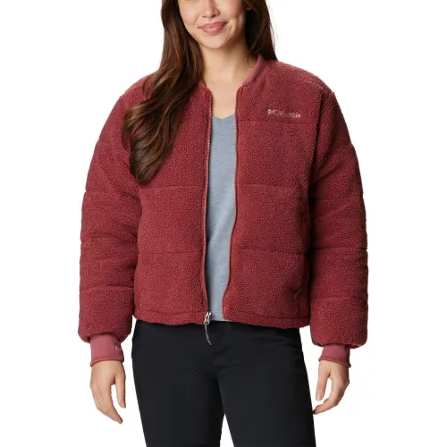 Columbia Puffect Novelty Jacket Női Utcai Kabát 679-Beetroot