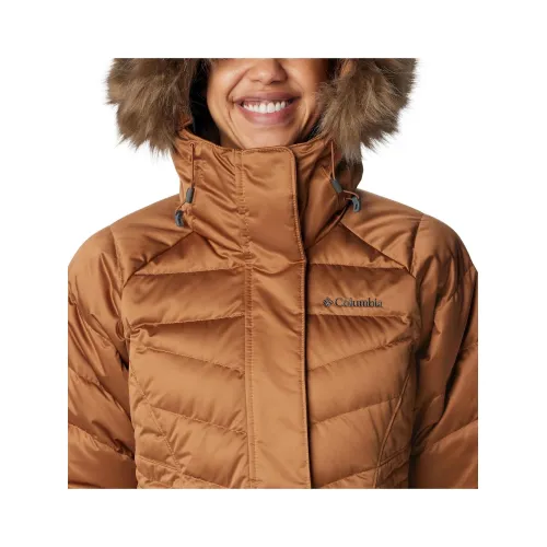 Columbia Lay D Down III Mid Jacket Női Utcai Kabát 224-Camel Brown