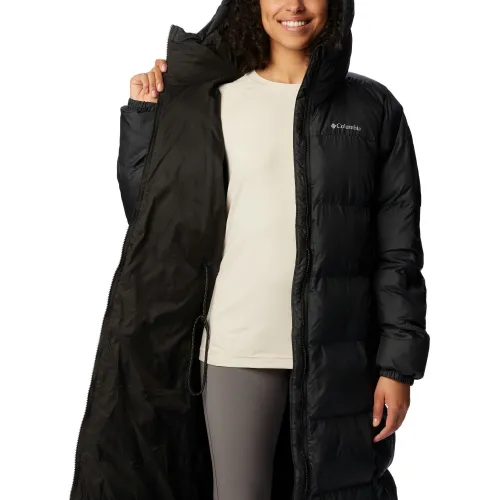 Columbia Puffect Long Jacket Női Utcai Kabát 010-Black