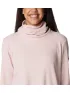 Columbia Holly Hideaway Waffle Cowl Neck Pullove Női Pulóver 626-Dusty Pink