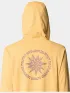 Mountain Hardwear Sunblocker Long Sleeve Hoody Női Sport felső 748-Sundown Gold Blissed Dye Print