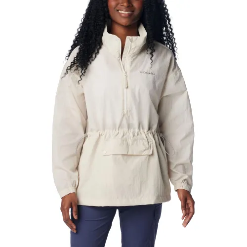 Columbia Paracutie Anorak Windbreaker Női Utcai Kabát 191-Chalk
