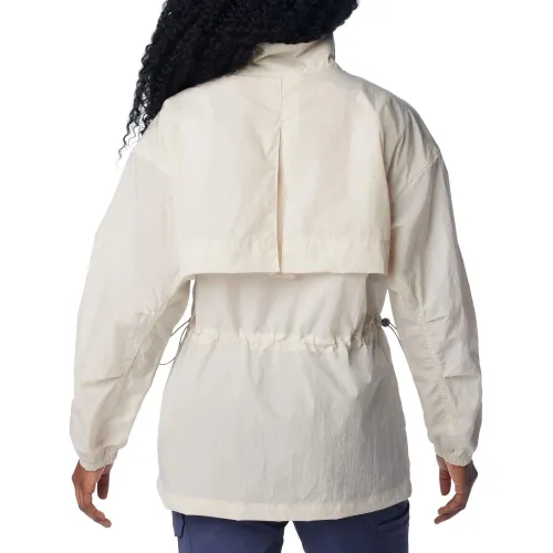 Columbia Paracutie Anorak Windbreaker Női Utcai Kabát 191-Chalk