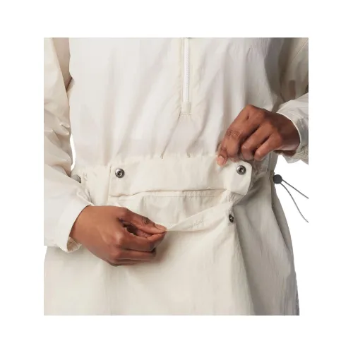 Columbia Paracutie Anorak Windbreaker Női Utcai Kabát 191-Chalk