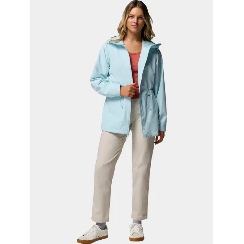Columbia Blossom Park Rain Jacket Női Utcai Kabát 482-Marine Light
