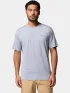 Columbia Kwick Hike Back Graphic Short Sleeve Tee Férfi Fitness felső 032-Tradewinds Grey Heather