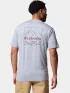 Columbia Kwick Hike Back Graphic Short Sleeve Tee Férfi Fitness felső 032-Tradewinds Grey Heather