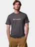 Columbia Kwick Hike Graphic Short Sleeve Tee Férfi Sport felső 007-Black Heather