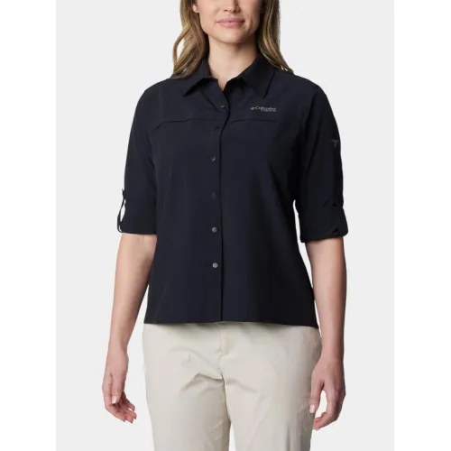 Columbia Summit Valley Woven Long Sleeve Shirt Columbia Summit Valley Woven Long Sleeve Shirt Női Ing, Blúz 010-Black