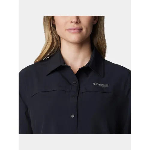 Columbia Summit Valley Woven Long Sleeve Shirt Columbia Summit Valley Woven Long Sleeve Shirt Női Ing, Blúz 010-Black