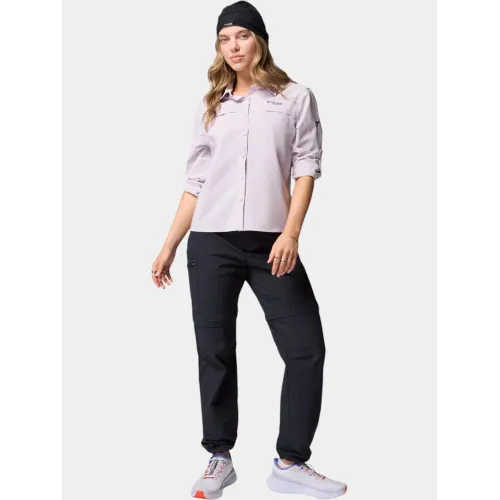 Columbia Summit Valley Woven Long Sleeve Shirt Columbia Summit Valley Woven Long Sleeve Shirt Női Ing, Blúz 551-Lavender Pearl