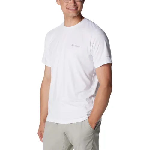 Columbia Tech Trail Crew Neck II Férfi Sport felső 100-White