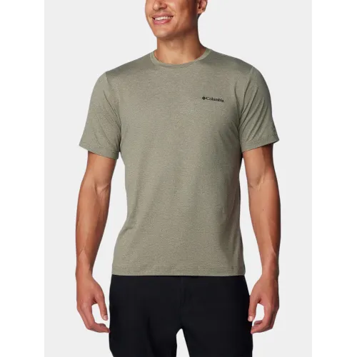 Columbia Tech Trail Crew Neck II Férfi Póló 397-Stone Green