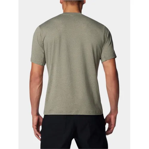 Columbia Tech Trail Crew Neck II Férfi Póló 397-Stone Green