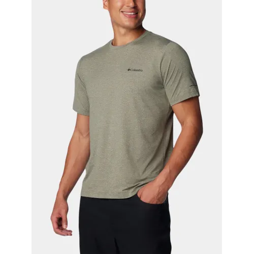 Columbia Tech Trail Crew Neck II Férfi Póló 397-Stone Green