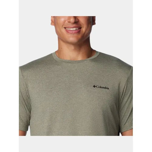Columbia Tech Trail Crew Neck II Férfi Póló 397-Stone Green