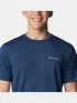Columbia Tech Trail Crew Neck II Férfi Póló 464-Collegiate Navy