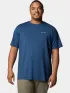 Columbia Tech Trail Crew Neck II Férfi Sport felső 464-Collegiate Navy