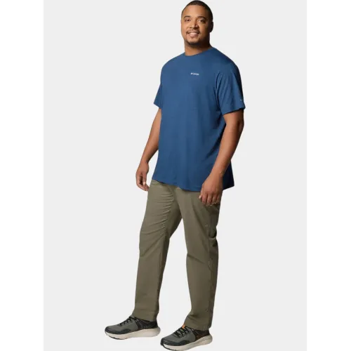 Columbia Tech Trail Crew Neck II Férfi Sport felső 464-Collegiate Navy