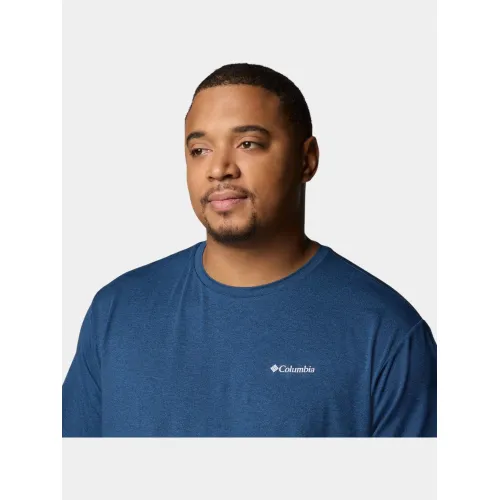 Columbia Tech Trail Crew Neck II Férfi Sport felső 464-Collegiate Navy