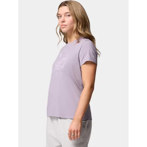 Columbia Sloan Ridge Graphic Short Sleeve Tee Női Póló 554-Shale Purple