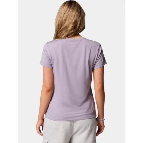 Columbia Sloan Ridge Graphic Short Sleeve Tee Női Póló 554-Shale Purple