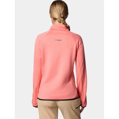 Columbia Triple Canyon Grid Fleece FZ Női Polár, Softshell, Középréteg 685-Alpenglow